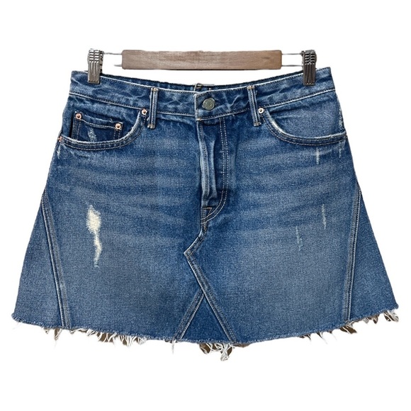 NWT - GRLFRND - Eva A Frame Gusset Skirt - size 28 - Picture 3 of 4